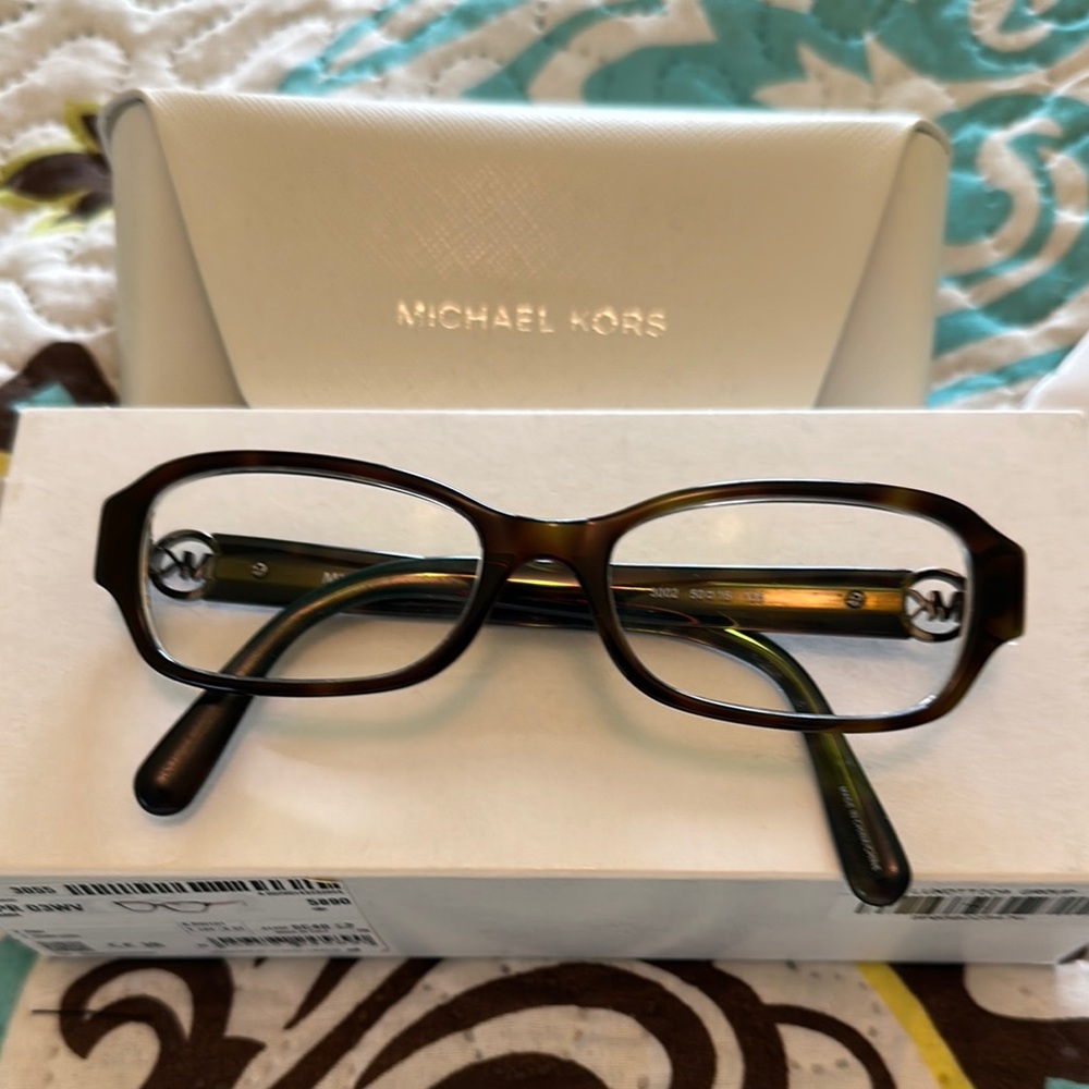 Michael Kors Brown Eyeglasses with Case